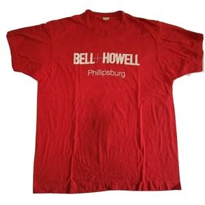 VTG 80s BELL + HOWELL Graphic SINGLE STITCH Tee